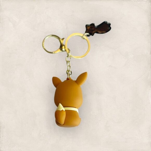 🟢Pokémon Eevee Brown 3D Keychain Bag Accessory - Picture 2 of 2